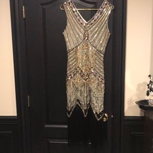 Woman’s fashion sequin dress
